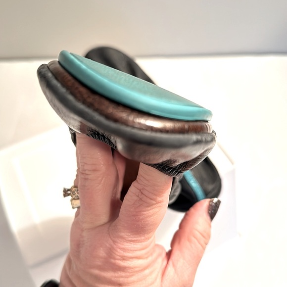 Tieks Matte black leather flats Women’s size 9 EUC - Picture 9 of 12